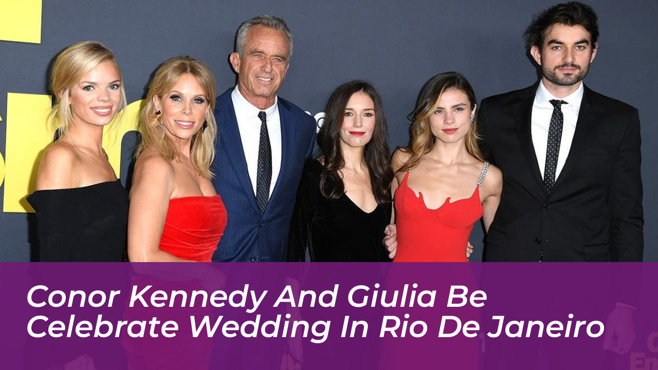 conor kennedy and giulia be celebrate wedding in rio de janeiro Utwh