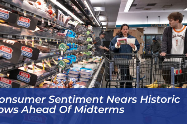 Consumer Sentiment Nears Historic Lows Ahead of Midterms