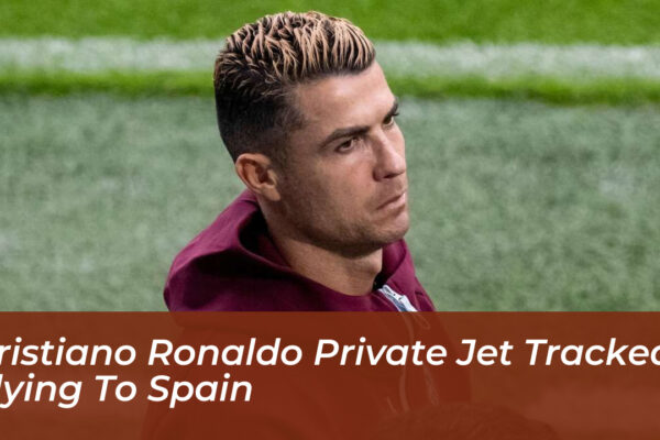 cristiano ronaldo private jet tracked flying to spain IKVO