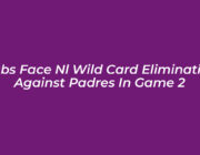 cubs face nl wild card elimination against padres in game 2 vjeo