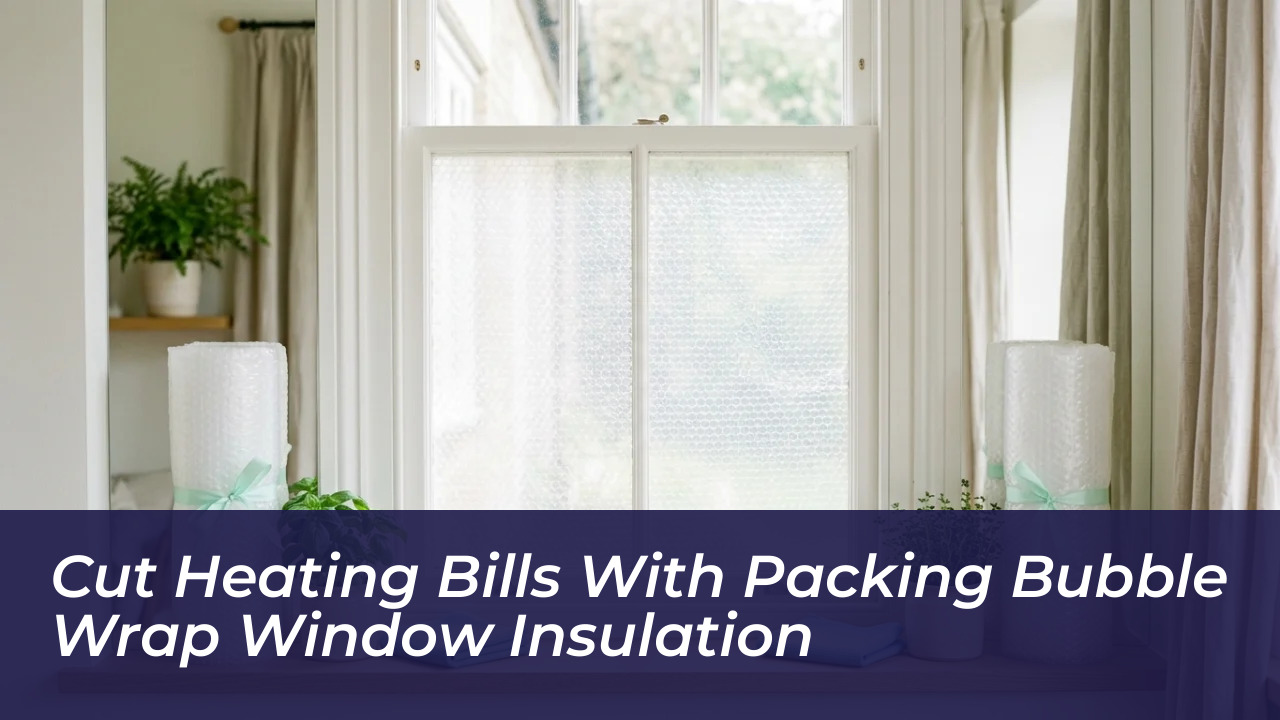 cut heating bills with packing bubble wrap window insulation yUso