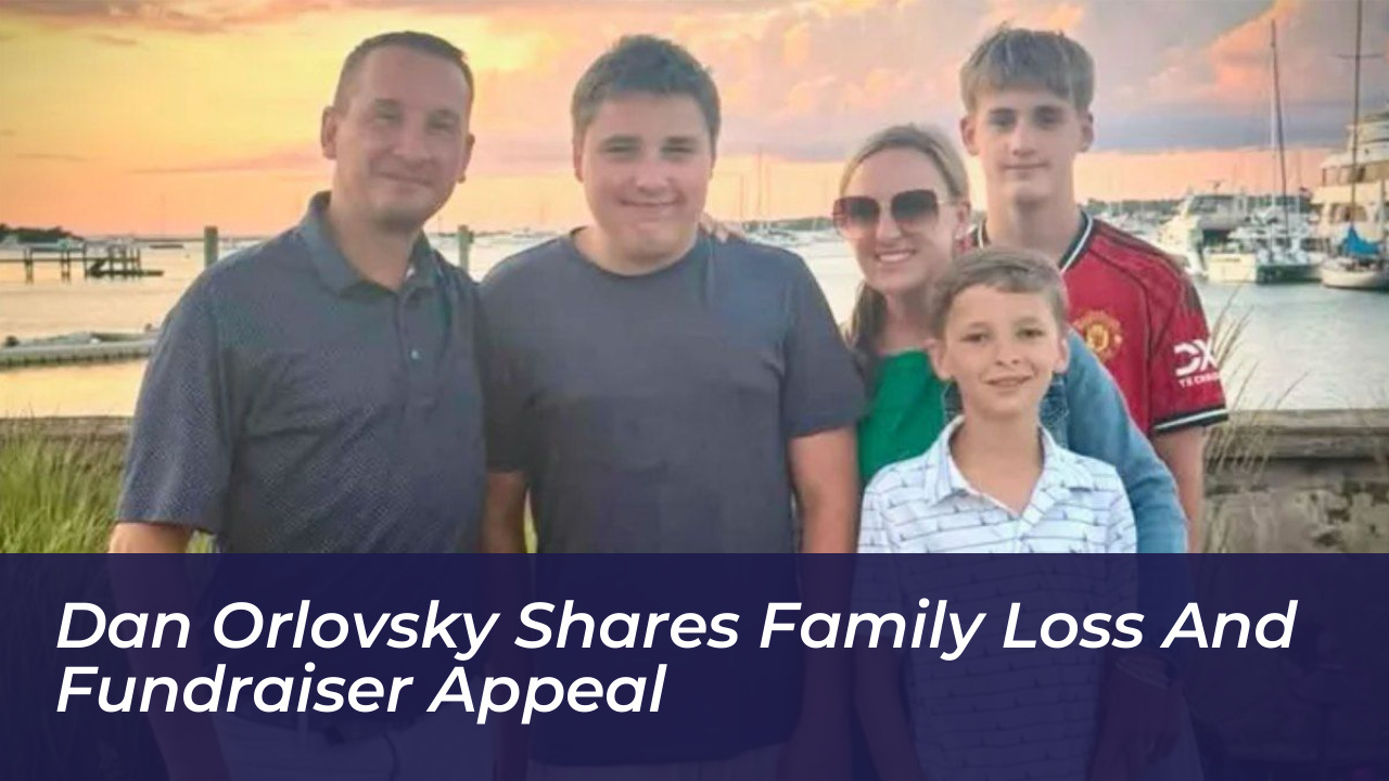 dan orlovsky shares family loss and fundraiser appeal 8nbh