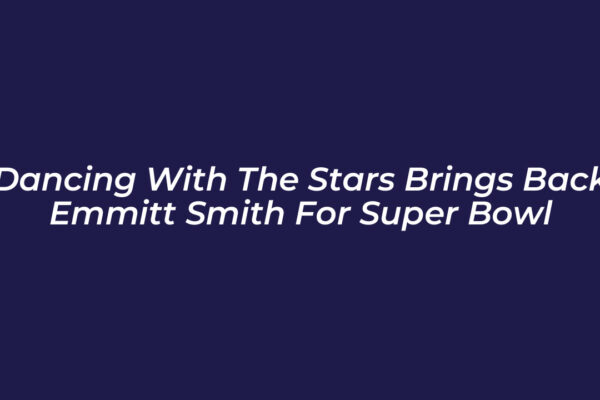 dancing with the stars brings back emmitt smith for super bowl 7NgI