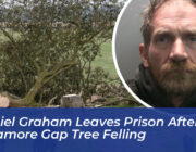 daniel graham leaves prison after sycamore gap tree felling V9SY