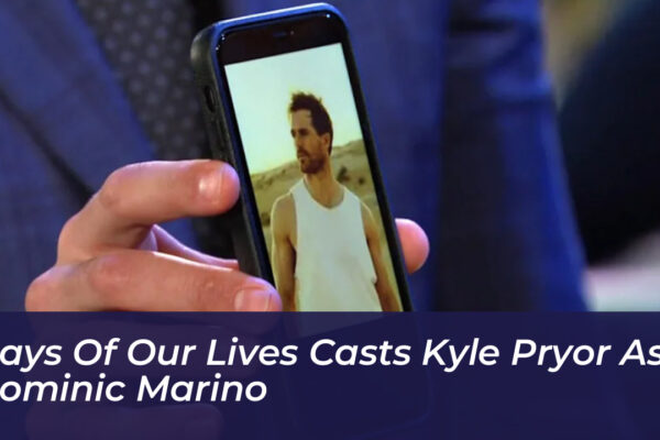 days of our lives casts kyle pryor as dominic marino 3DJx