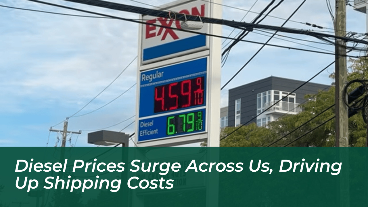 diesel prices surge across us driving up shipping costs TOpI