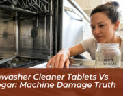 dishwasher cleaner tablets vs vinegar machine damage truth af1Z