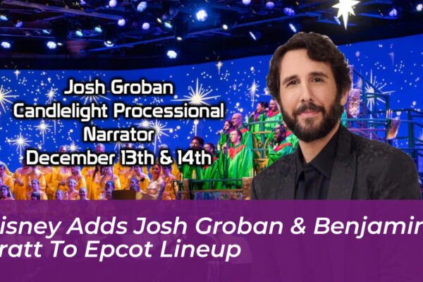 disney adds josh groban benjamin bratt to epcot lineup VxnF