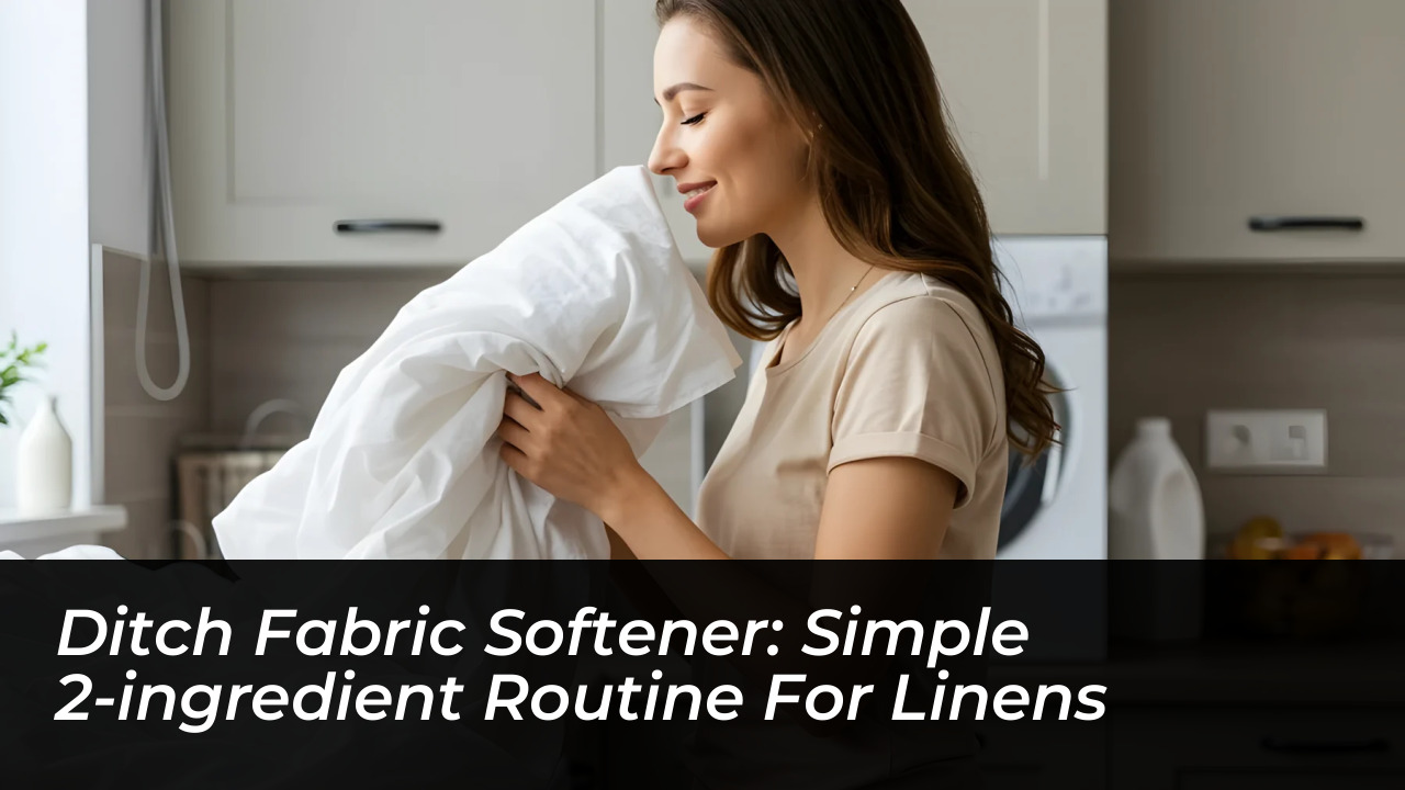 ditch fabric softener simple 2 ingredient routine for linens 0Au3