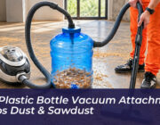diy plastic bottle vacuum attachment stops dust sawdust YW7y