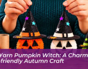 diy yarn pumpkin witch a charming eco friendly autumn craft Rx4H