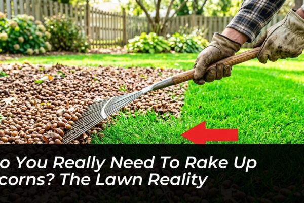 do you really need to rake up acorns the lawn reality AgVM