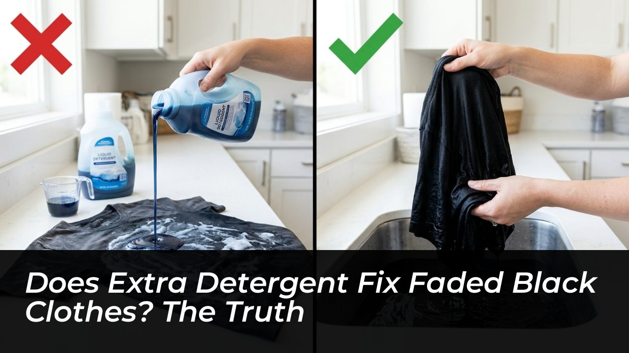 does extra detergent fix faded black clothes the truth Tjyl