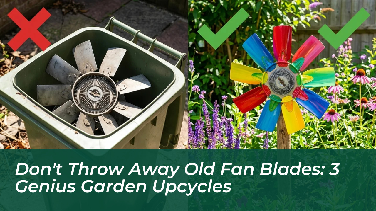 dont throw away old fan blades 3 genius garden upcycles 0W5j