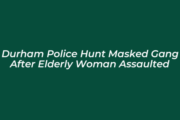 durham police hunt masked gang after elderly woman assaulted NZNJ
