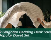 dusk gingham bedding deal save 12 on popular duvet set IFwa