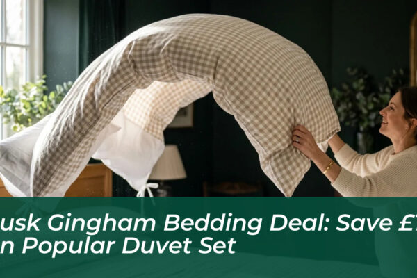dusk gingham bedding deal save 12 on popular duvet set IFwa