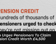 dwp urges pensioners to claim pension credit worth 4500 hm9B