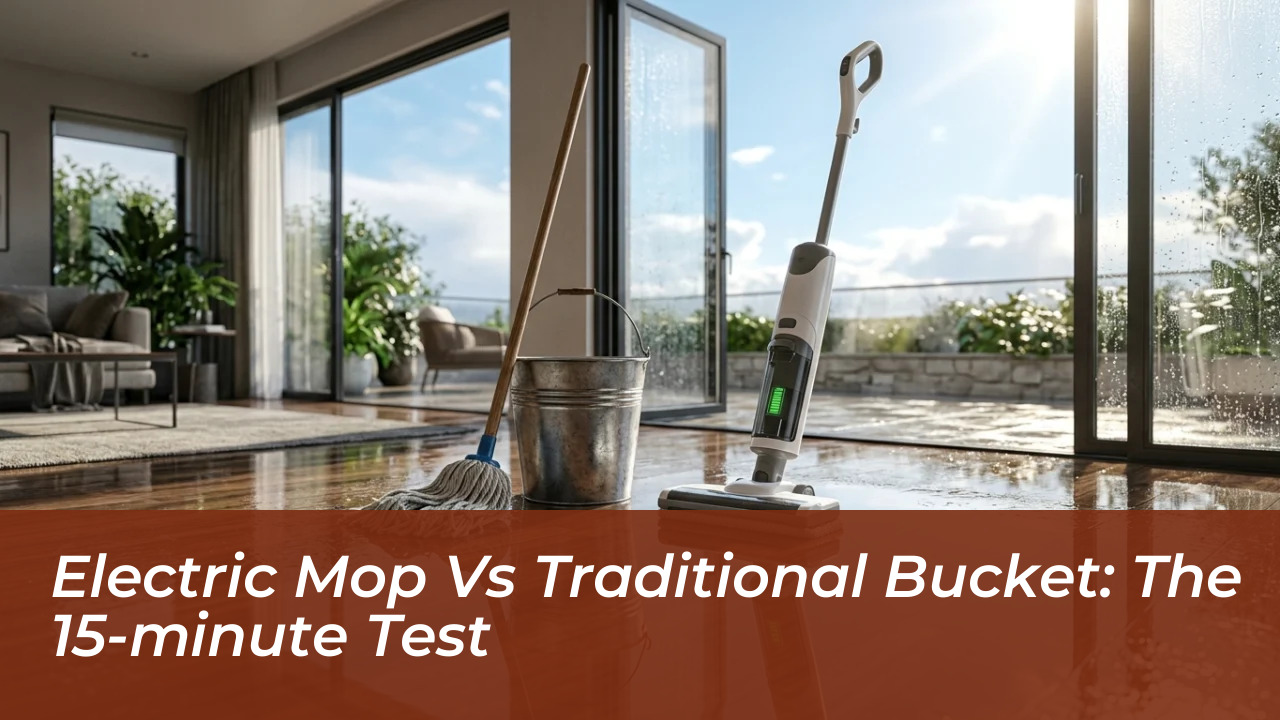 electric mop vs traditional bucket the 15 minute test mbAb