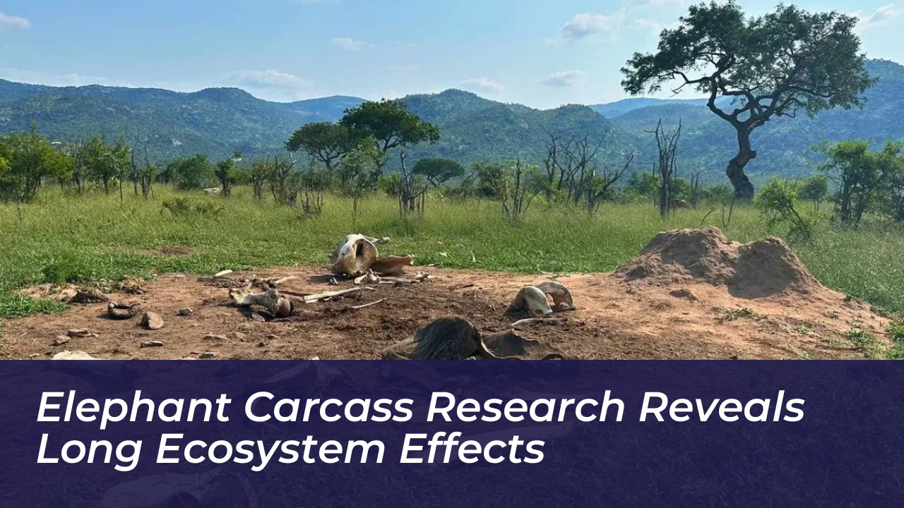 elephant carcass research reveals long ecosystem effects nzeS