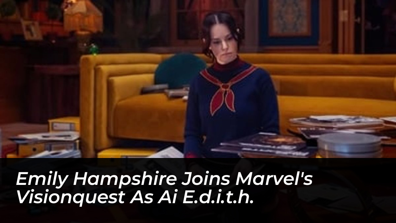 emily hampshire joins marvels visionquest as ai e d i t h j5bp