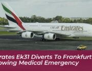 emirates ek31 diverts to frankfurt following medical emergency dCMK
