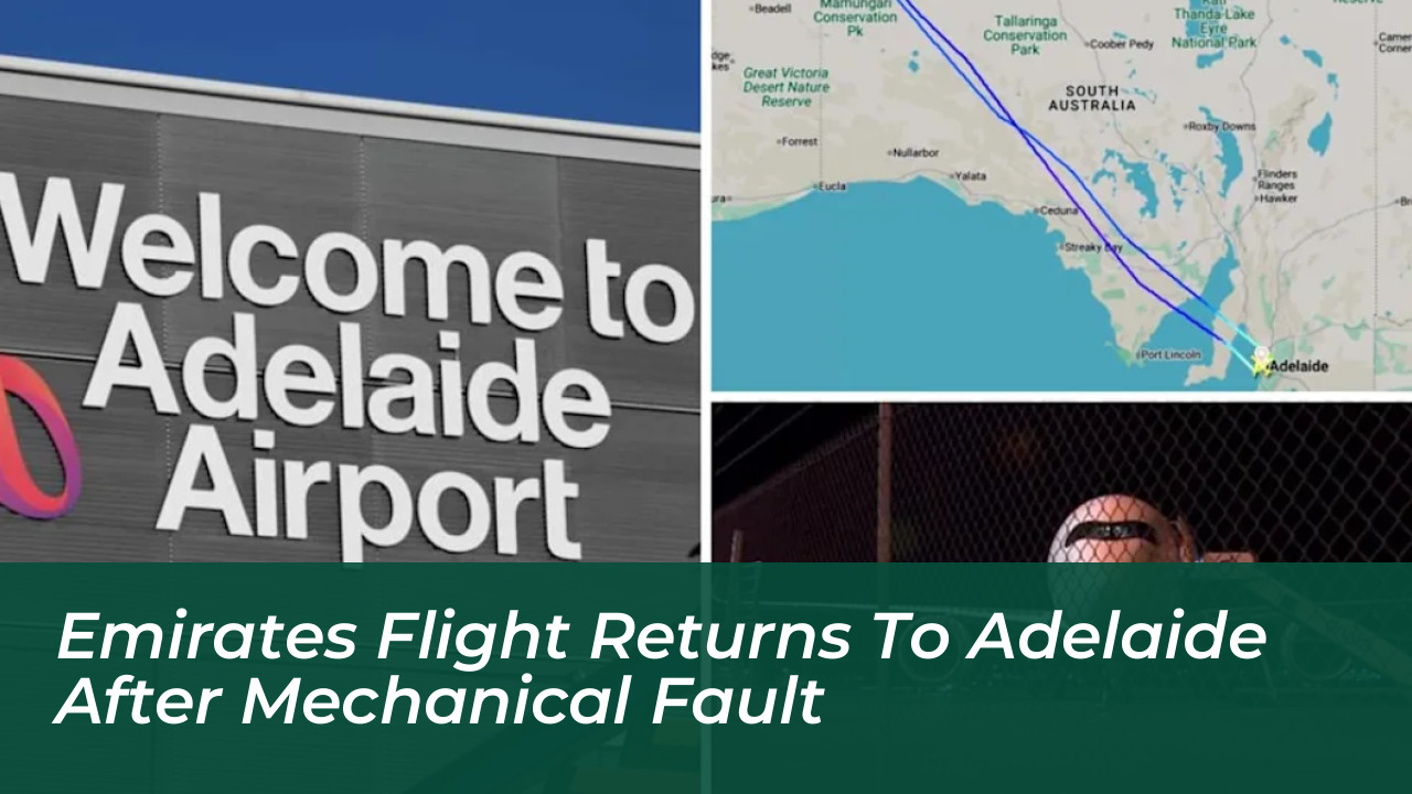 emirates flight returns to adelaide after mechanical fault Qdwk
