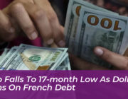 euro falls to 17 month low as dollar gains on french debt JUFM