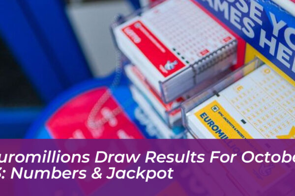 euromillions draw results for october 13 numbers jackpot I9cV