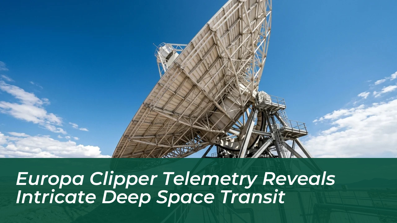 europa clipper telemetry reveals intricate deep space transit MaTe