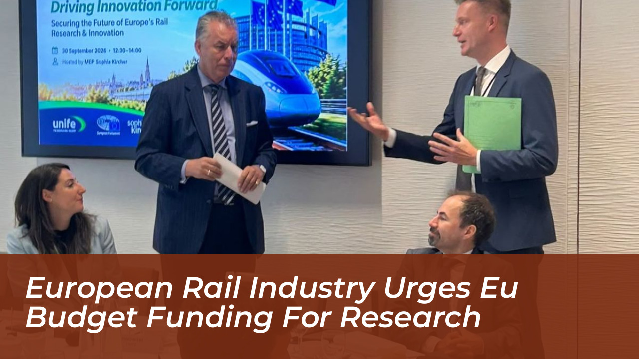 european rail industry urges eu budget funding for research NB4O