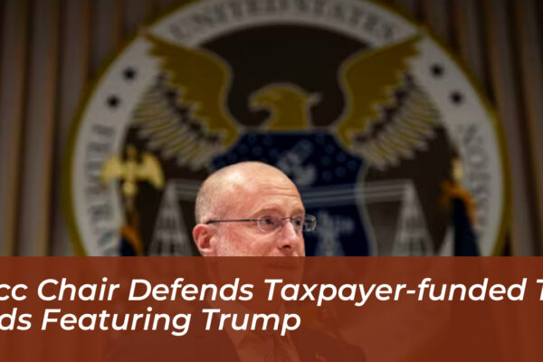 fcc chair defends taxpayer funded tv ads featuring trump ymqx