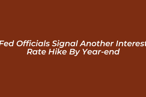 fed officials signal another interest rate hike by year end Wy8h