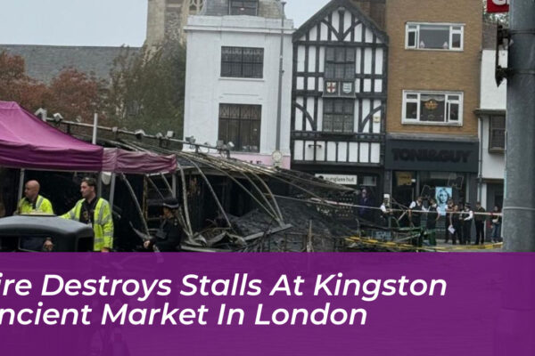 fire destroys stalls at kingston ancient market in london x1l2