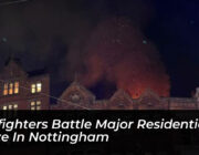 firefighters battle major residential blaze in nottingham 3hyH