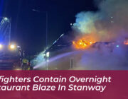 firefighters contain overnight restaurant blaze in stanway FK20