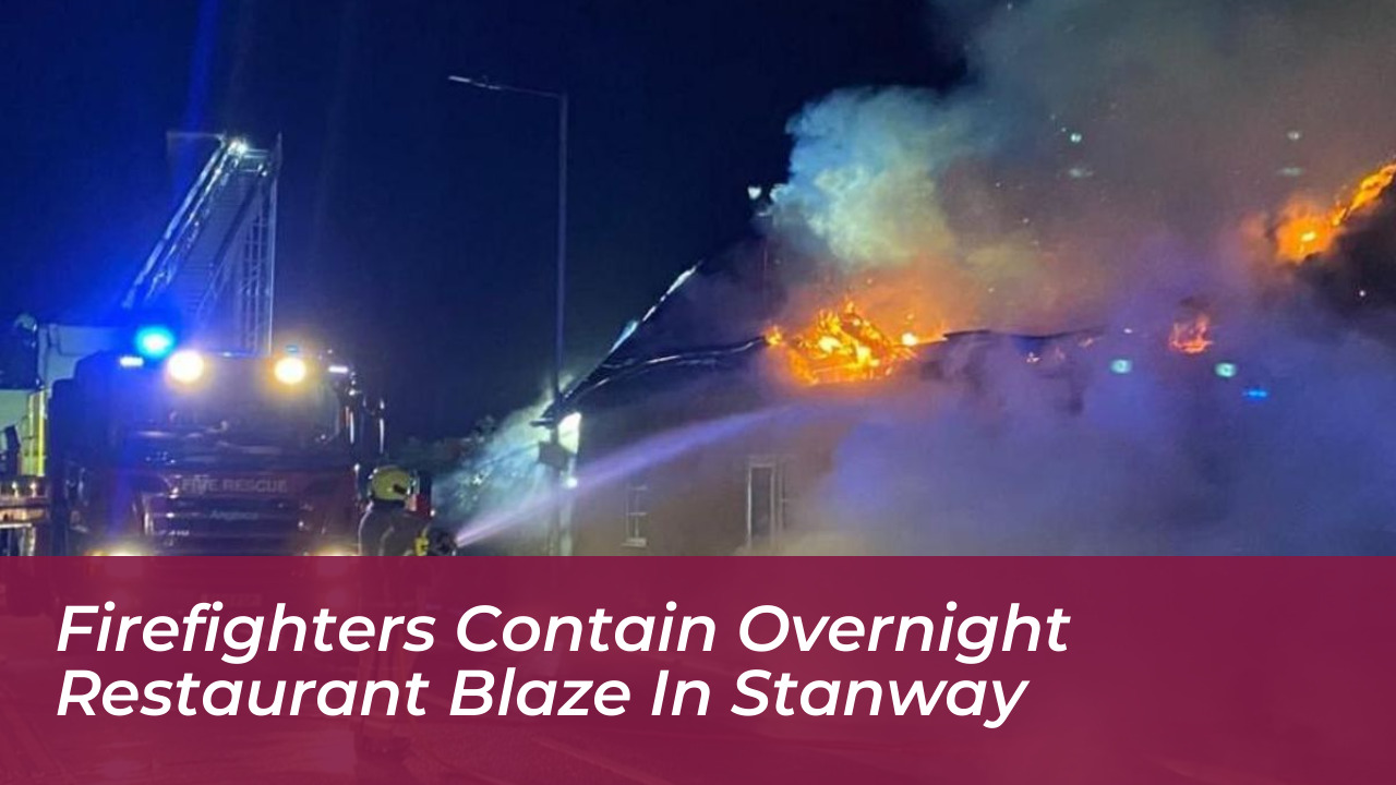 firefighters contain overnight restaurant blaze in stanway FK20