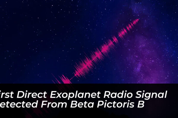first direct exoplanet radio signal detected from beta pictoris b sIeA