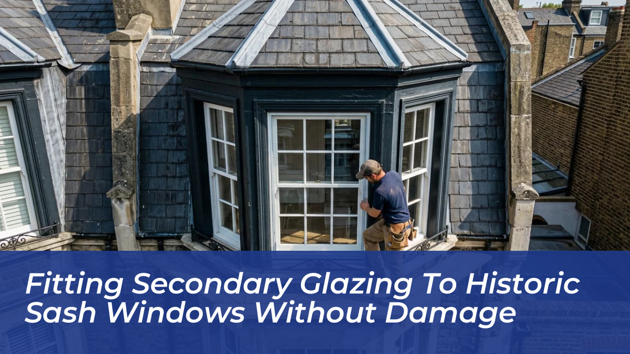 fitting secondary glazing to historic sash windows without damage qAX3