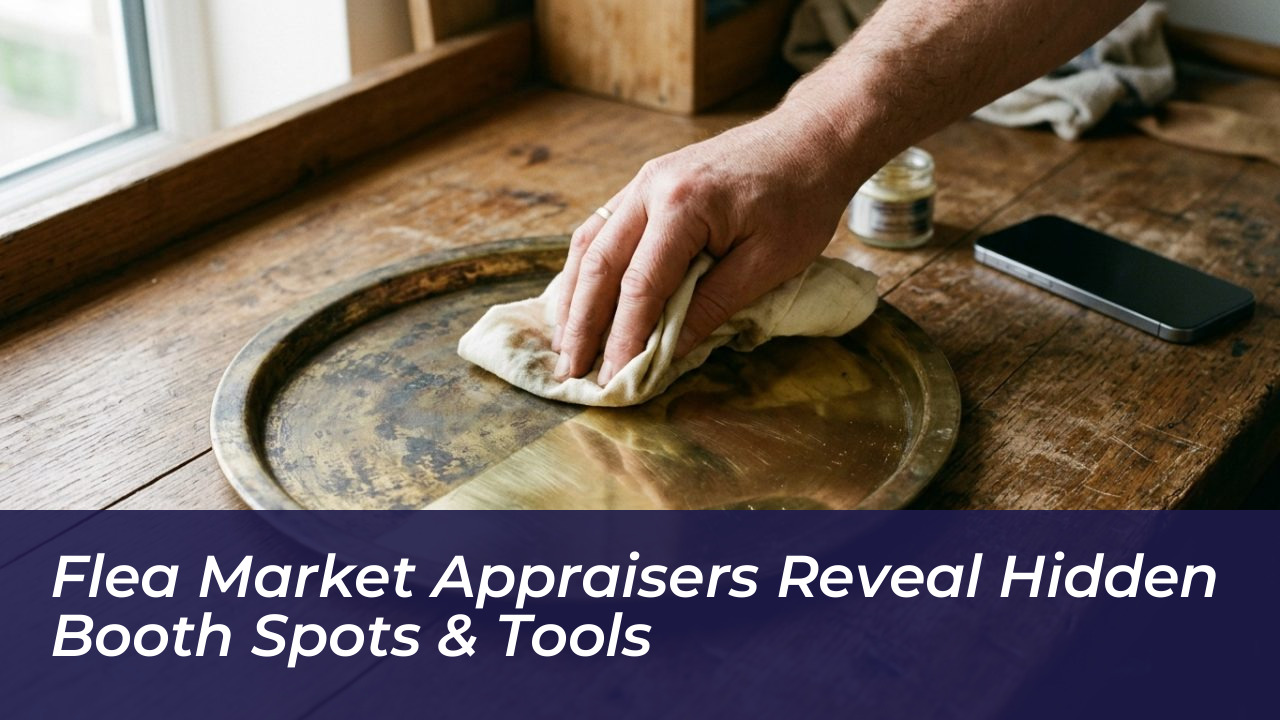 flea market appraisers reveal hidden booth spots tools TvcG
