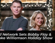 food network sets bobby flay brooke williamson holiday show WEXe
