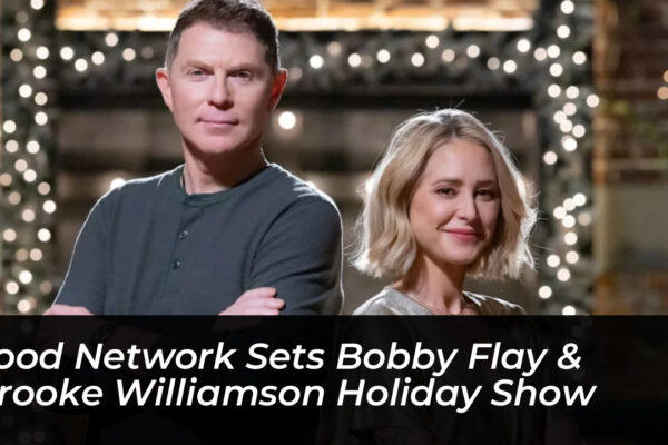 food network sets bobby flay brooke williamson holiday show WEXe