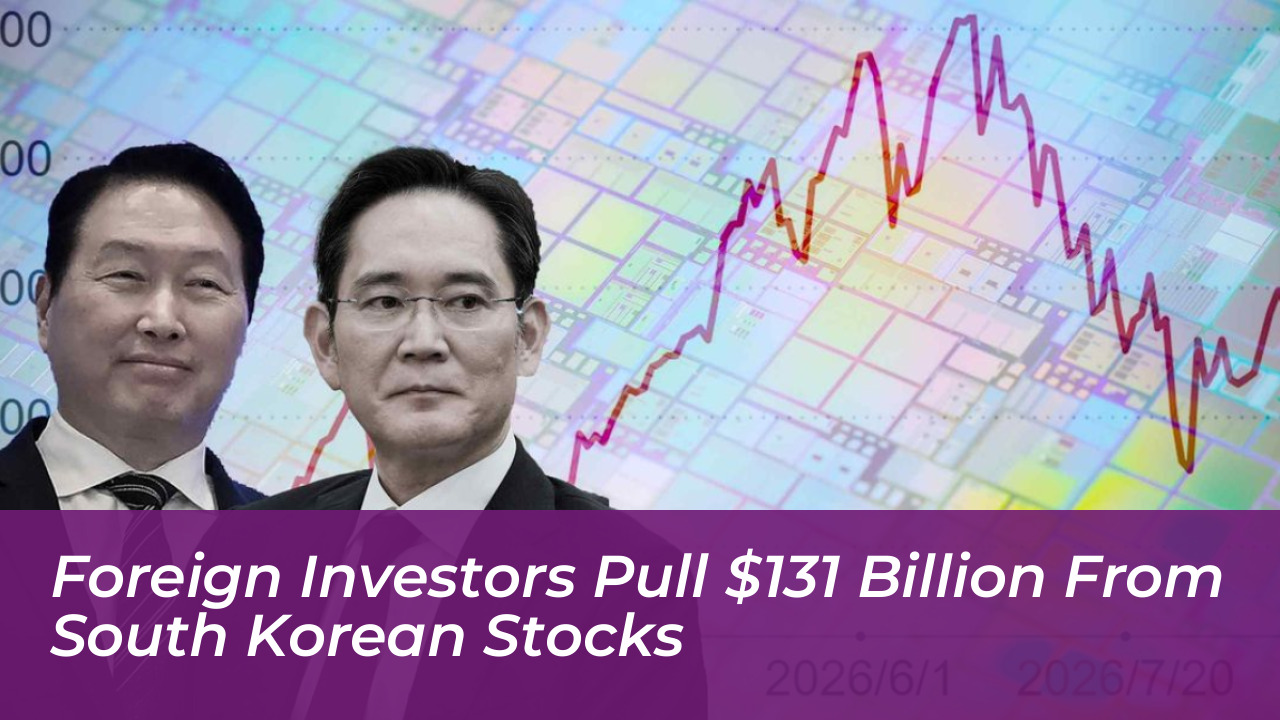 foreign investors pull 131 billion from south korean stocks wzWL