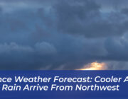 france weather forecast cooler air and rain arrive from northwest y6f4