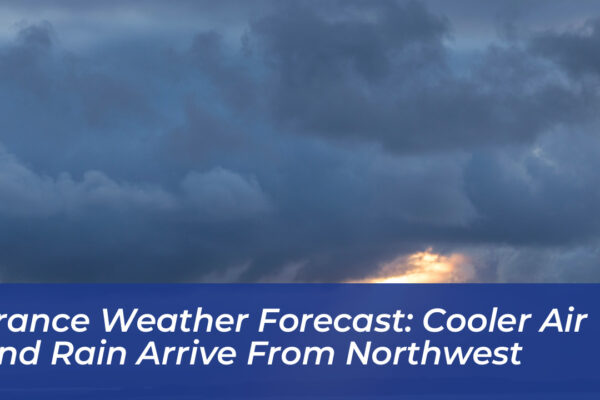 france weather forecast cooler air and rain arrive from northwest y6f4