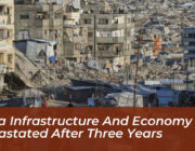 gaza infrastructure and economy devastated after three years Fx8w