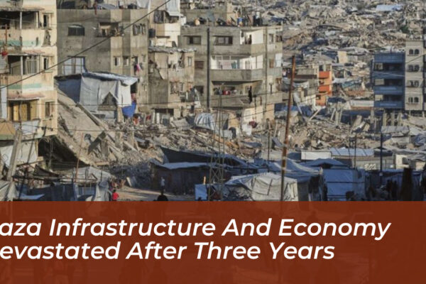 gaza infrastructure and economy devastated after three years Fx8w