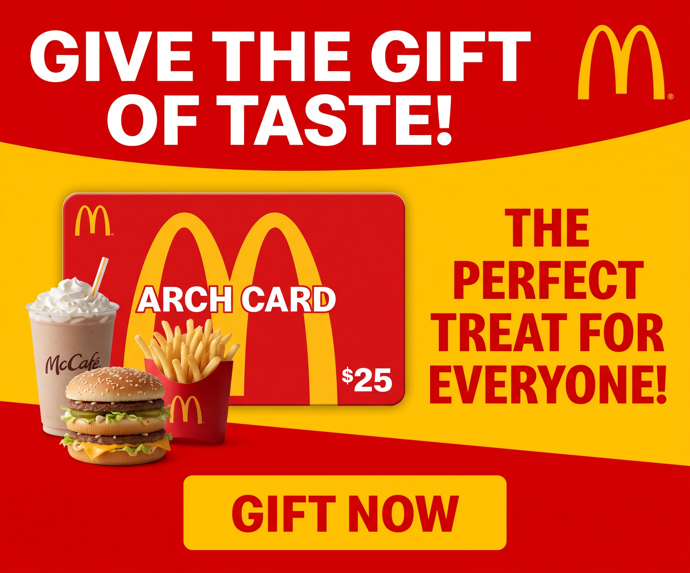 McDonald's Gift Card Ad