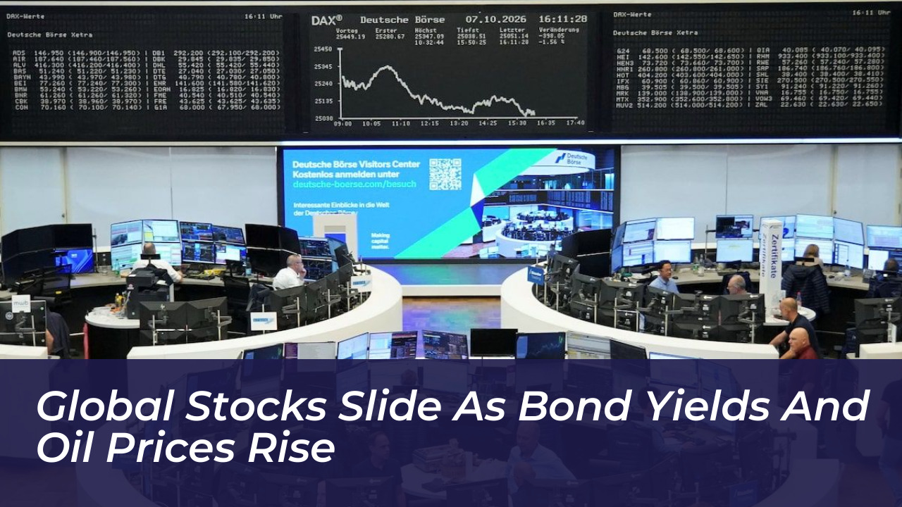 global stocks slide as bond yields and oil prices rise eGLt