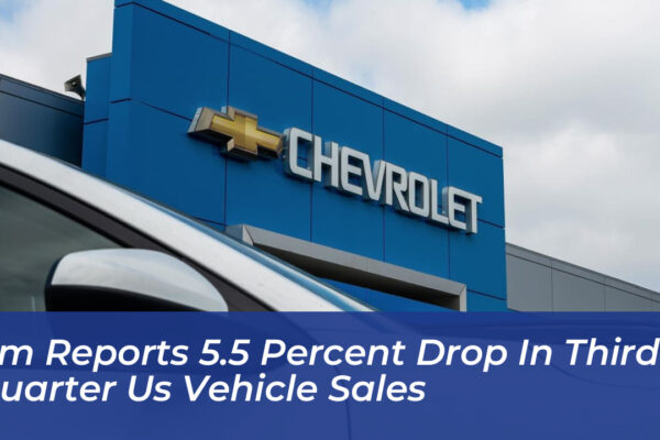 gm reports 5 5 percent drop in third quarter us vehicle sales Oy0V
